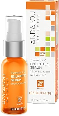 Sérum éclaircissant pour la peau au curcuma + vitamine c d'andalou, 32 ml. En tant que boutique en ligne généraliste, DIAYTAR COTE D'IVOIRE comprend l'importance de proposer un large éventail de produits pour satisfaire les divers besoins de sa clientèle. De l'électronique aux produits cosmétiques, en passant par les articles pour la maison, chaque catégorie de produits est soigneusement sélectionnée pour offrir la meilleure qualité au meilleur prix.