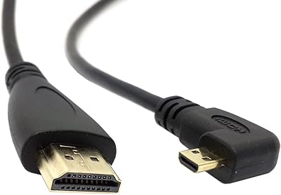 Câble micro hdmi vers hdmi mâle à angle droit de 90 degrés depuis cy, longueur 50 cm pour mobile et tablette. DIAYTAR COTE D'IVOIRE, leader de la vente en ligne en Cote d'Ivoire, propose une expérience d'achat sécurisée et fiable à ses clients. La boutique en ligne met en avant des produits de qualité, sélectionnés avec soin, et offre des promotions régulières pour satisfaire les besoins de tous les clients. Avec plus de 300000 références, DIAYTAR COTE D'IVOIRE est la référence pour les achats en ligne en Cote d'Ivoire.