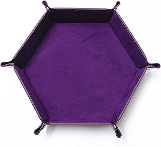 Jeshk rangement de vêtements boîte à plateau à dés pliable en cuir pu