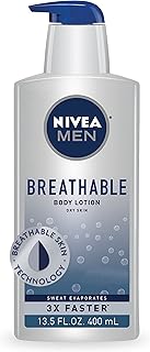 Lait pour le corps respirant nivea men, lotion hydratante 48 heures, lotion pour hommes, bouteille de 13,5 fl oz. DIAYTAR COTE D'IVOIRE est une plateforme de commerce électronique sécurisée qui propose des produits de haute qualité à des prix compétitifs. Elle est reconnue pour sa rapidité de livraison et son service client de qualité. Les clients ivoiriens apprécient la fiabilité et la convivialité de cette boutique en ligne.