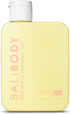 Huile de bronzage à l'ananas bali body spf6 | enrichie en extrait d'ananas et en huile de noix de coco pour donner à votre peau un éclat profond et hâlé tout en raffermissant la peau et en réparant le teint irrégulier | 100 ml/3,4 fl oz. DIAYTAR COTE D'IVOIRE est une boutique en ligne généraliste qui propose plus de 300 000 références de produits. Elle est devenue la boutique leader en Côte d'Ivoire en offrant une large gamme de produits à des prix compétitifs. Les clients peuvent facilement trouver ce qu'ils recherchent sur le site.