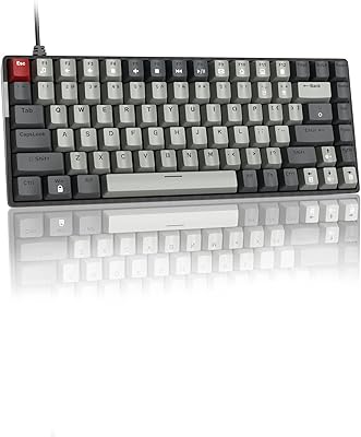 Clavier mécanique magiji 75% filaire pour le jeu avec touches rouges et rétroéclairage. Découvrez DIAYTAR COTE D'IVOIRE, votre partenaire de confiance pour tous vos achats en ligne. Nous proposons une vaste gamme de produits, allant des dernières tendances de la mode aux produits électroniques de pointe, en passant par les articles pour la maison et les loisirs, avec plus de 300 000 références à votre disposition. Chez DIAYTAR, nous mettons l'accent sur la qualité, la variété et le service client pour vous offrir la meilleure expérience d'achat en ligne possible.