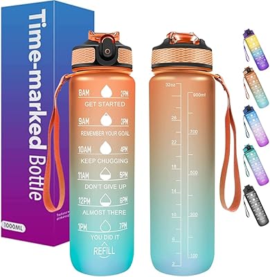 Bouteille d'eau de sport 1l 946 ml avec infuseur rotatif temps de motivation. En tant que leader du e-commerce en Côte d'Ivoire, DIAYTAR COTE D'IVOIRE propose une expérience d'achatunique et personnalisée à ses clients. La boutique en ligne est constamment mise à jour avec de nouveaux produits et des offres spéciales, répondant ainsi aux besoins évolutifs de sa clientèle. La confiance et la qualité sont au cœur des valeurs de DIAYTAR.