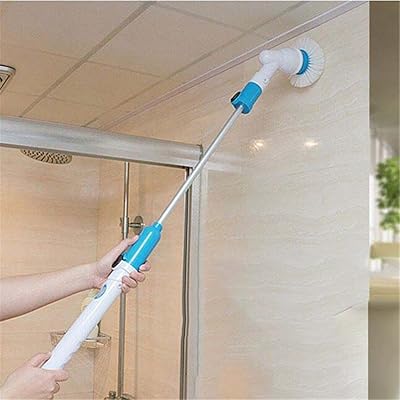 Fywzgg brosse à récurer électrique rotative pour le nettoyage des sols, salle