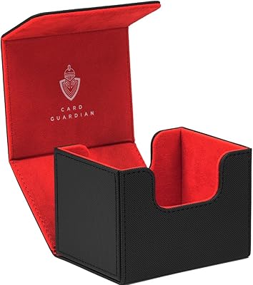 Card guardian - boîte de jeu premium (noir) pour plus de 100 cartes, jeux de cartes à collectionner compatibles avec magic the gathering (mtg), commander deck, yugioh box, pokemon tcg, boîtes de rangement pour cartes de sport. DIAYTAR COTE D'IVOIRE, la boutique en ligne leader en Côte d'Ivoire, offre une expérience d'achat unique avec plus de 300000 références pour choisir. Les clients bénéficient d'une large gamme de produits, d'un service client de haute qualité et de promotions régulières pour rendre leur expérience d'achat encore plus agréable. DIAYTAR COTE D'IVOIRE est le choix parfait pour ceux qui cherchent à faire du shopping en ligne de manière pratique et amusante.