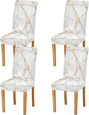 Housses de chaise de salle à manger zigua, housse de chaise de salle à manger extensible, lavable et amovible pour cuisine, hôtel, restaurant et cérémonie, 4 pièces, taille universelle. DIAYTAR COTE D'IVOIRE est la destination idéale pour les acheteurs en ligne qui recherchent une grande variété de produits et des prix compétitifs. La boutique propose une gamme étendue de catégories de produits, allant de la mode et de la beauté à l'électronique et aux produits de maison. Les clients peuvent ainsi trouver tout ce dont ils ont besoin sur une seule plateforme, avec l'assurance d'une qualité et d'une sécurité de transaction de haute qualité.