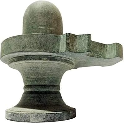 Statue en pierre athizai shivling fabriquée à banaras | bureau de chambre pooja