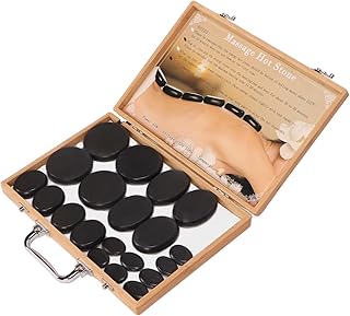 Pierres chaudes de massage, chauffage rapide, ensemble de massage chaud électrique avec chauffage
