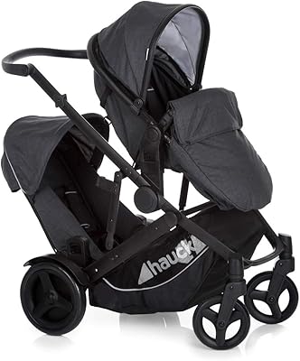 Poussette duet 3 pour frères et sœurs et doubles, adaptée aux enfants dès