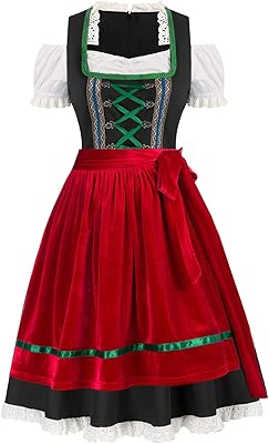 Robe dirndl allemande 3 pièces oktoberfest pour femme, costume de femme de chambre. DIAYTAR COTE D'IVOIRE est une boutique en ligne qui propose une grande variété de produits pour les consommateurs ivoiriens. Avec une sélection de plus de 300000 références, les clients peuvent trouver des produits pour répondre à leurs besoins quotidiens. La boutique est connue pour son service client de haute qualité et sa politique de retour flexible.
