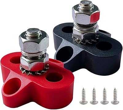 Postes de cavalier de batterie simples 5/16", barre omnibus 12 v 200 a