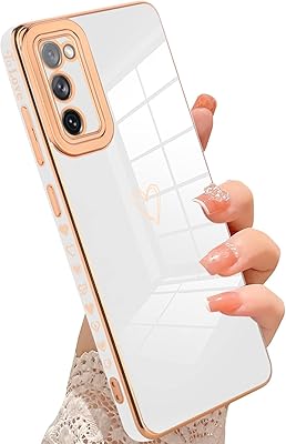 Coque galvanisée compatible bonoma pour samsung galaxy s20 fe 5g design de luxe