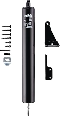 Right products ferme-porte pneumatique robuste v150bl noir