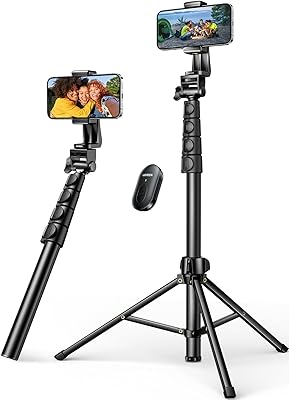 Trépied mobile ugreen 67 pouces, trépied tout-en-un avec télécommande sans fil, bâton et pieds 100% aluminium, léger pour tous les smartphones, gopro, appareil photo. En tant que leader du commerce en ligne en Côte d'Ivoire, DIAYTAR COTE D'IVOIRE met l'accent sur la qualité des produits et des services, visant à offrir une expérience client exceptionnelle. La boutique en ligne propose des produits authentiques, des prix compétitifs et des services de livraison rapides et fiables, répondant ainsi aux attentes des consommateurs ivoiriens. 