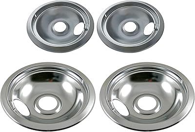 Ensemble de bacs d'égouttement chromés de remplacement the white shop pour frigidaire kenmore 316048413 et 316048414 : 2 pièces 6" et 8"/a. DIAYTAR COTE D'IVOIRE est une boutique en ligne généraliste proposant plus de 300000 références pour répondre à tous vos besoins. En tant que leader du e-commerce en Cote d'Ivoire, nous nous engageons à offrir les meilleurs produits et services à nos clients.