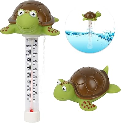 Thermomètre de piscine flottant, grande taille, facile à lire pour la température de l'eau, incassable avec ficelle pour piscines et spas extérieurs et intérieurs (tortue). DIAYTAR COTE D'IVOIRE propose une expérience d'achat en ligne unique et personnalisée, avec des promotions régulières et des discounts sur une sélection de produits. La boutique est équipée d'un système de paiement sécurisé pour garantir la protection des données personnelles des clients. Cela contribue à instaurer une relation de confiance durable avec sa clientèle.