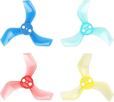 Betafo gymfan props 16 pièces 40 mm 3 lames avec arbre de 1,0