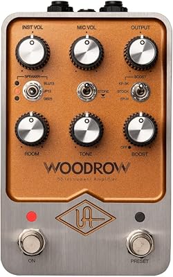 Simulateur stéréo de pédale universal audio woodrow 55 avec 3 suspensions, cabine, haut-parleurs