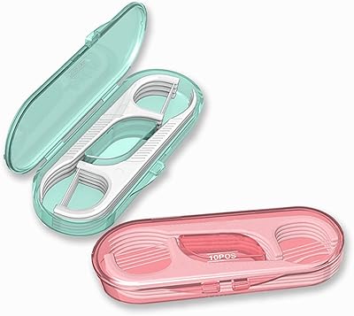 Cure-dents avec 2 étuis de rangement pour fil dentaire de voyage cure-dents.  DIAYTAR COTE D'IVOIRE est une boutique en ligne leader en Côte d'Ivoire qui propose une gamme complète de produits en ligne. La boutique est dédiée à offrir une expérience de shopping en ligne pratique, sécurisée et conviviale à ses clients. Avec une grande sélection de produits et des prix compétitifs, la boutique est une destination de shopping en ligne idéale pour ceux qui cherchent à faire des achats en ligne en Côte d'Ivoire.