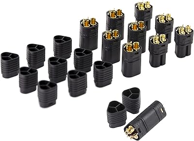 5 paires amas mt60 3,5 mm 3 broches bullet mâle femelle connecteur