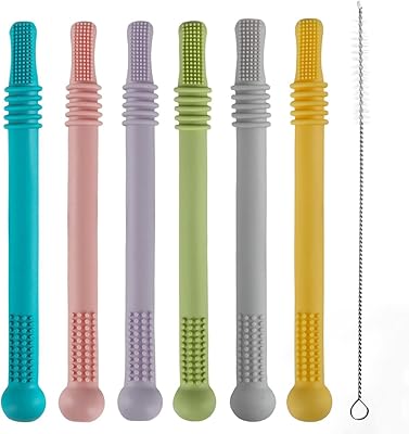 Sincher tube de dentition creux, paquet de 7 jouets en paille à mâcher pour nourrissons et tout-petits, tubes en silicone, jouets de dentition pour bébés de 3 à 12 mois, sans bpa/congelable/va au lave-vaisselle et au réfrigérateur. Grâce à son équipe dédiée et expérimentée, DIAYTAR COTE D'IVOIRE assure un service client de haute qualité, répondant aux questions et aux préoccupations des clients de manière efficace. La boutique donne également une grande importance à la satisfaction de ses clients, ce qui se reflète dans ses évaluations positives et son taux de fidélisation élevé.