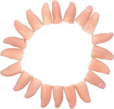 Nobesti 20 pièces simulation doigt artificiel multi-usages doigt artificiel en silicone accessoires de jouet d'halloween bouts de doigts artificiels en vinyle souple. En tant que boutique leader en Cote d'Ivoire, DIAYTAR COTE D'IVOIRE offre une expérience d'achat en ligne unique avec plus de 300000 références. Nous sommes déterminés à fournir des produits de qualité exceptionnelle pour nos clients. Notre objectif est de rendre l'expérience d'achat en ligne plus pratique et plus agréable.