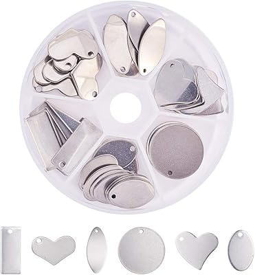 Ph pandahall pour femmes, environ 100 pièces, en acier inoxydable 304, en forme de cœur plat, avec étiquette vierge, ensembles de pendentifs, bracelets, boucles d'oreilles, colliers, breloques, taille 18 x 17 x 0,8 mm. Leader incontournable de la vente en ligne en Côte d'Ivoire, DIAYTAR COTE D'IVOIRE offre un choix varié allant de l'électronique à la maison, en passant par la mode et bien plus encore. Tous vos besoins sont satisfaits avec plus de 300 000 références.