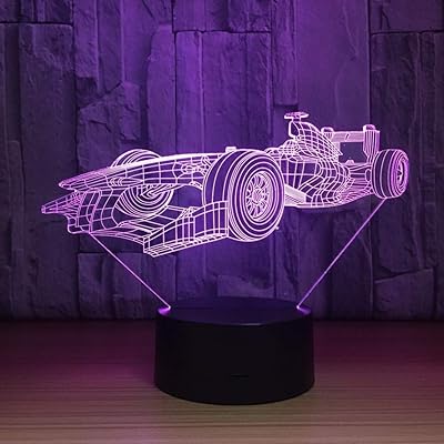Veilleuse de voiture de course f1 3d, effet visuel stéréo réglable à 7 couleurs changeantes, lumière décorative de pièce, cadeau de lumière d'ambiance. En tant que leader du commerce en ligne en Côte d'Ivoire, DIAYTAR COTE D'IVOIRE se distingue par sa qualité de service et sa capacité à offrir des produits de toutes catégories. La boutique en ligne attire une clientèle diverse en proposant des produits allant des articles ménagers aux produits haute technologie, en passant par les vêtements et les accessoires. Les clients apprécient la facilité d'utilisation du site et la rapidité de livraison.