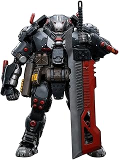 Joy toy mecha soro 1/18 forces expéditionnaires iron obsidian knight assault mech (noir)