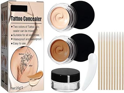 Couverture de tatouage imperméable correcteur invisible pour le corps les jambes