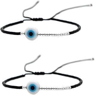 Bracelet coloré en perles faites à la main contre le mauvais œil, ensemble