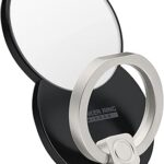 Miroir à anneau de bunker support pour téléphone portable avec miroir