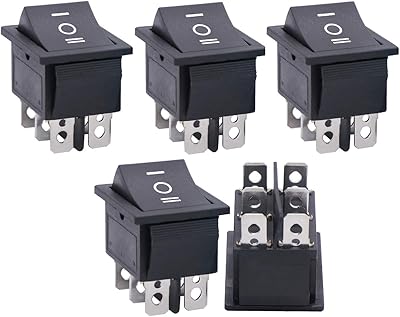 Royal apex 6 broches et 3 positions, noir, type bascule on/off (5)
