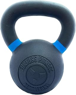 Killbell fortis en fonte avec revêtement en poudre de 12 kg - poignées