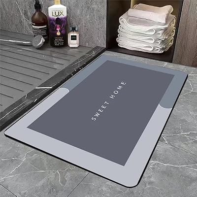 Tapis de sol absorbant pour salle de bain : tapis de bain