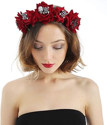Wwei halloween crâne jour des morts bandeau araignée fleur couronne tête accessoire pour femmes filles. Chez DIAYTAR COTE D'IVOIRE, les clients peuvent trouver tout ce dont ils ont besoin en un seul endroit. La boutique en ligne met en avant plus de 300 000 références pour une expérience d'achat unique et pratique.