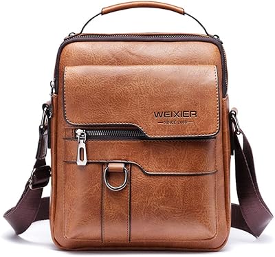 Sac à bandoulière pour homme zouqing, sac messager en cuir, sac à bandoulière