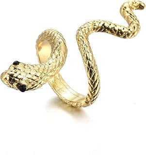 Bague serpent réglable punk rock pour femme, accessoires de bijoux de doigt gothiques rétro, cuir, zircone cubique. DIAYTAR COTE D'IVOIRE est une boutique en ligne généraliste qui propose plus de 300000 références de produits, ce qui en fait l'une des plus grandes boutiques en ligne de Côte d'Ivoire. Avec une large gamme de produits, les clients peuvent trouver tout ce qu'ils cherchent sur un seul site. DIAYTAR COTE D'IVOIRE est leader sur le marché ivoirien.