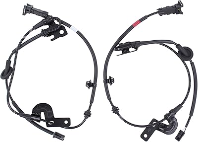 Xtremeamazing 2 pièces harnais de capteur de vitesse de roue abs arrière gauche