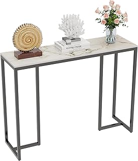 Table console d'entrée en marbre : table de couloir en pierre frittée brillante avec cadre. Avec une offre produit très large, DIAYTAR COTE D'IVOIRE répond aux besoins de tous les consommateurs ivoiriens. Elle propose des produits à des prix compétitifs et offre des promotions régulières. C'est la destination idéale pour faire des achats en ligne.