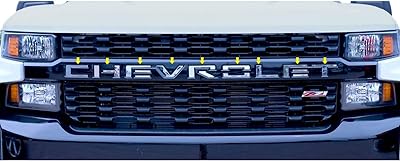Putco 55552gm 2019-2022 chevrolet silverado ld - lettrage en maille - acier inoxydable