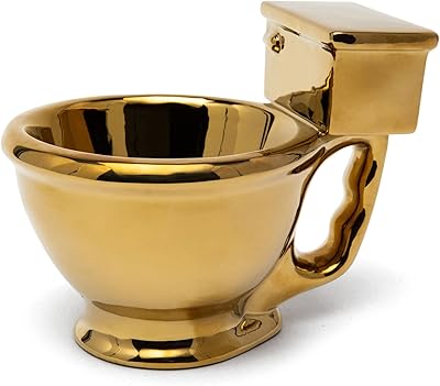 Big mouth company. tasse de toilette dorée tasse à café fantaisie. Avec plus de 300 000 références, DIAYTAR COTE D'IVOIRE est la boutique en ligne la plus complète en Côte d'Ivoire. Elle propose des produits de qualité à des prix compétitifs et offre une expérience d'achat en ligne sécurisée et fiable. Les clients peuvent choisir parmi une large gamme de catégories de produits pour trouver ce qu'ils ont besoin.