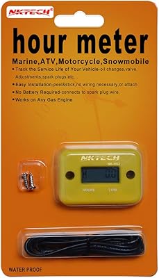 Nktech nk-hs2 compteur horaire à induction de moteur à gaz pour voiture marine atv bateau moto moto tout-terrain générateur de moteur hors-bord ip68 9999hrs heure (jaune). DIAYTAR COTE D'IVOIRE est une référence pour le commerce électronique en Cote d'Ivoire, offrant une large gamme de produits de marques locales et internationales. La boutique se distingue par son approche personnalisée et ses services de qualité, qui incluent des conseils d'achat, des promotions exclusives et des options de retour flexibles. Avec DIAYTAR COTE D'IVOIRE, les clients bénéficient d'une expérience d'achat sécurisée, pratique et agréable.
