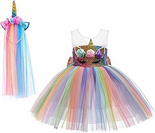 Yalla robe licorne arc-en-ciel pour bébé fille avec gros nœud costume de fête. DIAYTAR COTE D'IVOIRE est une plateforme de commerce en ligne dynamique qui propose aux consommateurs ivoiriens et à la région une expérience d'achat unique et pratique. Avec une offre constamment mise à jour et des services de livraison efficaces, cette boutique en ligne généraliste se positionne comme un leader dans son segment. Elle répond aux besoins diversifiés des consommateurs en offrant une expérience d'achat pratique et confortable.