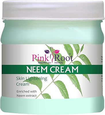 Crème éclaircissante pour la peau à la racine rose de neem enrichie