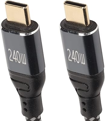 Câble usb c vers c 240 w 5a câble de charge rapide en nylon. DIAYTAR COTE D'IVOIRE est la destination idéale pour les acheteurs en ligne qui recherchent une grande sélection de produits à des prix compétitifs. La boutique propose une large gamme de catégories, allant de l'électronique aux produits alimentaires, en passant par les vêtements et les accessoires. Les clients peuvent profiter d'une expérience d'achat en ligne sécurisée et facile à utiliser.