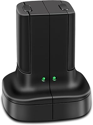 Batterie rechargeable pour xbox 360, pack de 2 batteries avec double support de charge et station de chargement pour manette sans fil xbox 360, noir. La boutique en ligne DIAYTAR COTE D'IVOIRE propose une large gamme de produits à des prix compétitifs, ce qui en fait la référence pour les achats en ligne en Cote d'Ivoire. Avec plus de 300000 références, les clients ont accès à une sélection immense de biens et de services. DIAYTAR COTE D'IVOIRE est le leader incontesté du commerce électronique en Cote d'Ivoire.