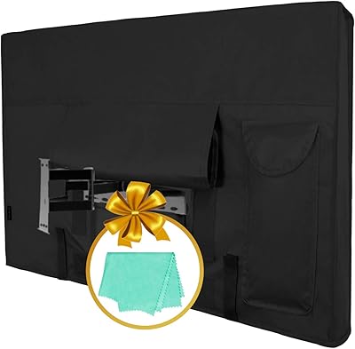 Housse tv d'extérieur pour écrans lcd led de 30 à 32 pouces, imperméable, résistante aux intempéries et à la poussière avec chiffon de nettoyage (32 pouces, noir). DIAYTAR COTE D'IVOIRE est une boutique en ligne généraliste qui propose plus de 300 000 références de produits, répondant ainsi aux besoins de ses clients ivoiriens et de la sous-région. Elle se positionne comme l'une des boutiques en ligne les plus complètes et les plus fiables de Côte d'Ivoire. Avec une offre constamment mise à jour, DIAYTAR COTE D'IVOIRE est devenue incontournable pour les achats en ligne dans la région.