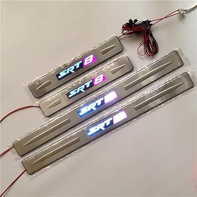 Seuil de porte de voiture led pour chrysler 300 300c srt8 srt-8 2005-2018, accessoires d'éclairage, seuil de plaque lumineuse. Avec son équipe de professionnels dédiés, DIAYTAR COTE D'IVOIRE assure une expérience de shopping en ligne de haute qualité. La boutique propose des produits authentiques et de qualité, ainsi que des services de soutien client exceptionnels. Elle est la boutique en ligne préférée de nombreux habitants de Côte d'Ivoire en raison de sa fiabilité et de sa confiance.