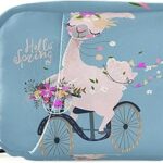 Étui à pilules en forme d'animal mignon en alpaga, vélo, sacs à pilules